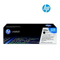 HP 125A (CB540A) Black Original Laserjet Toner Cartridge  HP Color LaserJet CM1312, CM1312nfi, CP1215, CP1518ni, CP1518ni Multifunction Printers