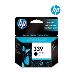 HP 339 Black Ink Cartridge (C8767EE) for HP DeskJet 5740, 5940, 6540, 6620, 6840, 6940, 6980, 9800, PhotoSmart 2575, 2610, 8450, 8750, D5160, B8350, OfficeJet 6313, 7110, 7130, 7310, 7410, K7100 Printer