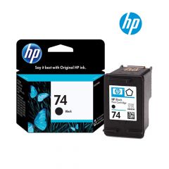 HP 74 Black Ink Cartridge (CB335W) for HP Photosmart C4599, C4280, C4580, C4480, C5580, C5280, C4385, D5360, Officejet J5780, J6480, Deskjet D4360 Printer