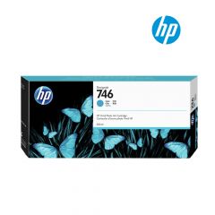 HP 746 300-ml Cyan Ink Cartridge (P2V80A) for HP DesignJet Z9+ 24-in, Z6 44-in, Z6 24-in, Z9+ 44-in PostScript Printer