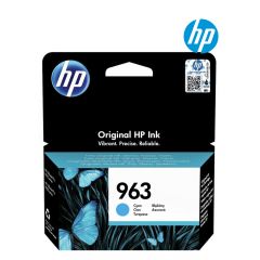 HP 963 Cyan Original Ink Cartridge (3JA23AE) for HP OfficeJet Pro 9010, 9012, 9013, 9014, 9015, 9016, 9018, 9019, 9020, 9023, 9022, 9025, 9026 Printer