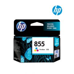 HP 855 Tri-Color Ink Cartridge (C8766Z)  for HP Photosmart 8450, 8150, 2710, 2610, 375, 325, Officejet 7410, 7310, 6210, PSC 2350, Deskjet 6840, 6540, 6520, 5740 Printer