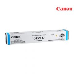 Canon C-EXV47 Cyan Original Toner (8517B002AA) For Canon imageRunner Advance C250I, C250IF,  C255I, C255IF,  C350I, C350IF,  C350P, C351IF, C355I, C355FC, C355P, C250I Copiers