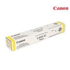 Canon C-EXV47 Yellow Original Toner (8519B002AA) For Canon imageRunner Advance C250I, C250IF, C255I, C255IF,  C350I, C350IF,  C350P, C351IF, C355I, C355IFC, C355P Copiers