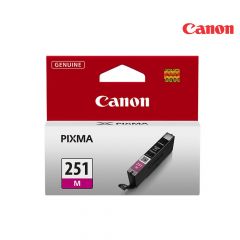 CANON CLI-251 Magenta Ink Cartridge For Canon MG5520, MG6620, MG7120, MG7520, MG5420, MG5422, MG5520, MG5522, MG5620, MG6320, MG6420, MG6620, MG7120, MG7520, MX722, MX922, iP7220, iP8720, and iX6820