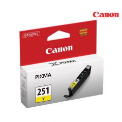 CANON CLI-251 Yellow Ink Cartridge For Canon MG5520, MG6620, MG7120, MG7520, MG5420, MG5422, MG5520, MG5522, MG5620, MG6320, MG6420, MG6620, MG7120, MG7520, MX722, MX922, iP7220, iP8720, and iX6820