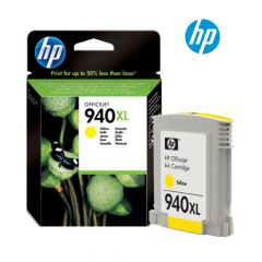 HP 940XL High Yield Yellow Original Ink Cartridge for HP Officejet Pro 8000, 8500, 8500A Printer Series 