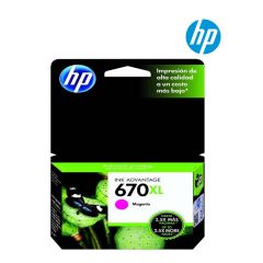 HP 670XL Magenta Ink Cartridge (CZ119A) For HP Deskjet Ink Advantage 3525, 4615, 4625, 5525 Printer