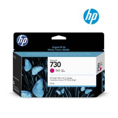 HP 730 130-ml Magenta Ink Cartridge (P2V63A) for HP DesignJet T1700 44”, T1700 PostScript, T1700dr, T1700dr SP Printer