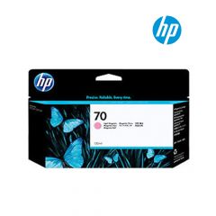 HP 70 130-ml Light Magenta Ink Cartridge (C9455A) for HP DesignJet Z3200 44-in, Z2100 24-in, Z5400 44-in, Z3200 24-in, Z3200 24-in, Z2100 24-in, Z2100 44-in, Z2100 44-in, Z2100 44-in, Z3200 44-in, Z5200 44-in Printer