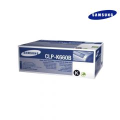 SAMSUNG CLP-K660B (Black) Toner  For Samsung CLP-610ND 660N, 660ND, 661, 6200FX, 6200ND, 6210FX, 6240FX Printers