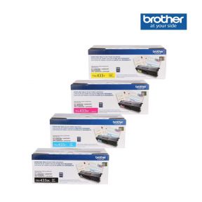  Compatible Brother TN433 Toner Cartridge Set For Brother HL-L8260CDW,  Brother HL-L8360CDW,  Brother HL-L8360CDWT,  Brother MFC-L8610CDW,  Brother MFC-L8900CDW,  Brother MFC-L8905CDW