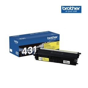  Brother TN431Y Yellow Toner Cartridge For Brother DCP-L8410 CDWT,  Brother DCP-L8410CDW,  Brother HL-L8260CDW,  Brother HL-L8360,  Brother HL-L8360CDW,  Brother HL-L8360CDWT,  Brother MFC-L8610
