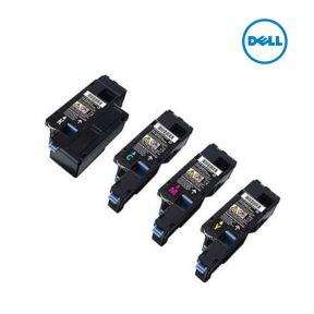 Dell 4G9HP-Black|DWGCP-Cyan|V53F6-Yellow|V3W4C-Magenta 1 standard Toner Cartridge Set For Dell C1660w