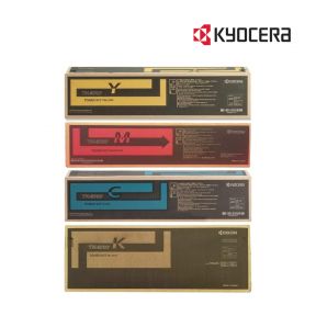  Kyocera TK8707 Toner Cartridge Set For  Kyocera TasKalfa 6550ci, Kyocera TasKalfa 6551ci, Kyocera TASKalfa 7550ci, Kyocera TasKalfa 7551ci