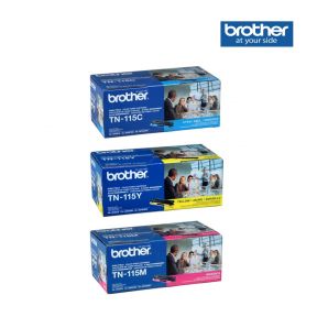  Compatible Brother TN115 Toner Cartridge Set For   Brother DCP-9040CN, Brother DCP-9045CDN, Brother HL-4040CDN, Brother HL-4040CN, Brother HL-4070CDW, Brother MFC-9440CN, Brother MFC-9450CDN, Brother MFC-9840CDW
