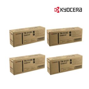  Kyocera TK512 Toner Cartridge Set For Kyocera FS-C5020N,  Kyocera FS-C5025N