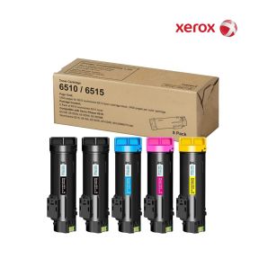  Xerox 106R03480-Black |106R03477-Cyan|106R03479-Yellow |106R03474-Magenta Toner Standard Bundle Standard Set For Xerox Phaser 6510DN,  Xerox Phaser 6510DNI,  Xerox Phaser 6510N,  Xerox WorkCentre 6515DN,  Xerox WorkCentre 6515DNI,  Xerox WorkCentre 6515N