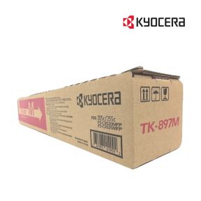  Kyocera TK897M Magenta Toner Cartridge For Kyocera FS-C8520 , Kyocera FS-C8525,  Kyocera TASKalfa 205c,  Kyocera TASKalfa 255c