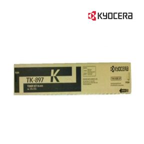  Kyocera TK897K Black Toner Cartridge For Kyocera FS-C8520,  Kyocera FS-C8525,  Kyocera TASKalfa 205c,  Kyocera TASKalfa 255c
