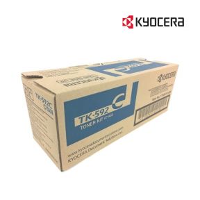  Kyocera TK592C Cyan Toner Cartridge For Kyocera FS-C2026, Kyocera FS-C2026 MFP, Kyocera FS-C2026 MFP +, Kyocera FS-C2026 MFP +, Kyocera FS-C2026 MFP +, Kyocera FS-C2126, Kyocera FS-C2126 MFP
