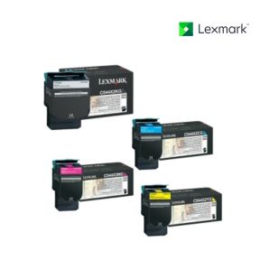  Lexmark C544X1KG-Black|C544X1CG-Cyan|C544X1MG-Magenta|C544X1YG-Yellow Standard Toner Cartridge Set For Lexmark C544dn, Lexmark C544dtn, Lexmark C544dw, Lexmark C544n, Lexmark X544dn, Lexmark X544dw, Lexmark X544n