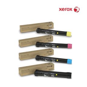  Xerox 106R01569-Black|106R01566-Cyan|106R01567-Magenta|106R01568-Yellow Toner Cartridge Standard Set For  Xerox 7800DN, Xerox 7800DX, Xerox 7800GX