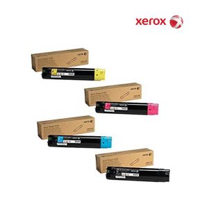  Xerox 106R01510-Black|106R01507-Cyan|106R01508-Magenta|106R01509-Yellow High Yield Toner Cartridge Set Standard For Xerox 6700DN,  Xerox 6700DT , Xerox 6700DX,  Xerox 6700N