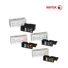  Xerox 106R01630-Black|106R01627-Cyan|106R01629-Yellow|106R01628-Magenta Toner Cartridge Set Standard For Xerox Phaser 6010,  Xerox Phaser 6010N,  Xerox WorkCentre 6015,  Xerox WorkCentre 6015NI