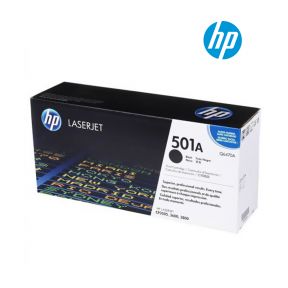 HP 501A (Q6470A) Black Original LaserJet Toner Cartridge For HP Color LaserJet 3600, 3600dn, 3600n, 3800, 3800dn, 3800n, 3800dtn,CP3505dn, CP3505, CP3505n, CP3505x Printers