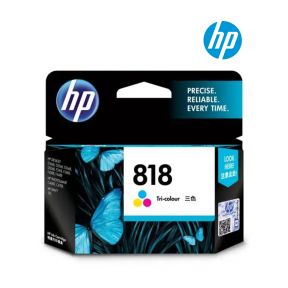 HP 818 Tri-Color Ink Cartridge (CC643Z) for HP Deskjet D1668, D2568, D2668, D5568, F2418, F2488, F4288, F4488 All-in-Ones, Photosmart C4688, C4788, Envy 110new All-in-One