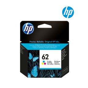 HP 62 Tri-color Ink Cartridge (C2P06AE) For HP ENVY 5640, 7640, 7640 Printer