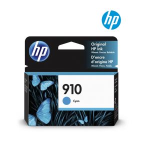HP 910 Cyan Ink Cartridge (3YL58AN) for HP Officejet 8010, 8017, 8022, Pro 8020, 8022, 8023, 8024, 8025, 8028, 803 Printer