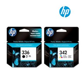 HP 336/342 Ink Cartridge 1 Set | Black C9362EE | Colour C9361EE for HP DeskJet 5440, 5432, D4160, PSC 1510, 343, 348, PhotoSmart 2575, 2710, 2713, 7850, 8150, C3170, C3180, C3190, D5160, OfficeJet 6310, 6313 Printer