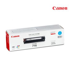 Canon 716 Cyan Original Laser Toner Cartridge (1979B002AA) For Canon LBP-5050, 5050N,  MF-8030Cn,  MF-8040Cn, MF-8050Cn, MF-8080Cw Laser Printers