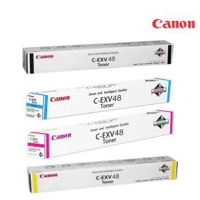 Canon C-EXV 48 Toner Cartridge 1 Set | Black | Cyan | Magenta | Yellow  For Canon imageRUNNER C1325iF, C1335iF, C1335iFC Copiers