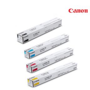 Canon C-EXV 51, EXV51 NPG71 GPR55 Toner Cartridge 1 Set | Black 0481C002 | Cyan 0482C002 | Magenta 0483C002 | Yellow 0484C002 For Canon iR Advance C5500, C5535i, C5550i, C5535, C5540i, C5560i Copiers