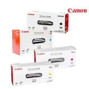 Canon CRG-117 Toner Cartridge 1 Set | Black | Cyan | Magenta | Yellow For Canon MF-9170, MF-9130, MF-8450, MF-9220 Multifunctional Laser Printers