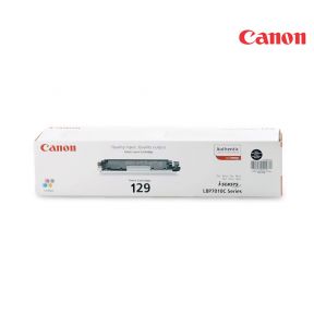 CANON CRG 129 Black Original Toner Cartridge For Canon LBP-7010c, 7016c, 7018c  Laser Printers 