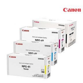 Canon NPG-41 Toner Cartridge 1 Set | Black | Cyan | Magenta | Yellow For CANON imageCLASS MF9340C, C1022,1028,1030 Copiers