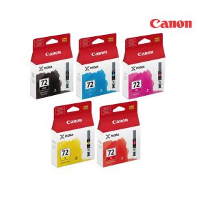 Canon PGI-72 Ink Cartridge 1 Set | Black | Colour| For Canon PIXMA iX5000, iX4000i, P3500, iP4200, iP3300