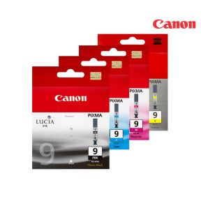 Canon PGI-9 Ink Cartridge 1 Set | Black | Colour | For  Canon PIXMA iX5000, iX4000, iP3500, iP4200, iP3300 Printers