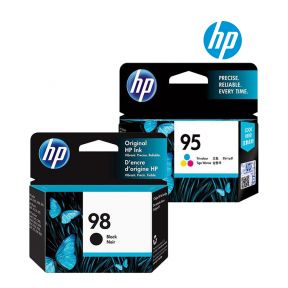 HP 98/95 Ink Cartridge 1 Set | Black C9364W | Colour C8766W For HP Photosmart D5160, C4180, 8050, D5069, 2575, Deskjet D4160, 6988, 6988dt, 6940, 5940, Officejet 6310, H470b, H470wbt, 150, 100 Printer