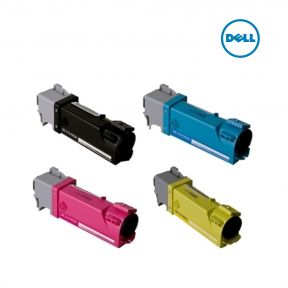 Dell 310-9058-Black|KU051-Cyan|PN124-Yellow|WM138-Magenta 1 Standard Set Toner Cartridge For Dell 1320c