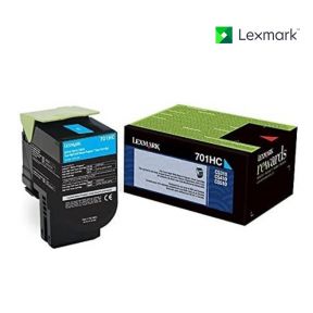 Lexmark 70C1HC0 Cyan Toner Cartridge For Lexmark CS310dn, Lexmark CS310n, Lexmark CS410dn, Lexmark CS410dtn, Lexmark CS410n, Lexmark CS510de, Lexmark CS510dte