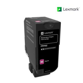 Lexmark 74C10M0 Magenta Toner Cartridge For Lexmark CS720de, Lexmark CS720dte, Lexmark CS725de, Lexmark CS725dte, Lexmark CX725de, Lexmark CX725dhe, Lexmark CX725dthe