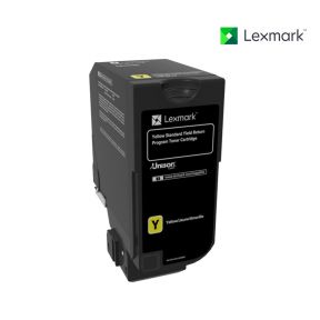 Lexmark 74C1SY0 Yellow Toner Cartridge For Lexmark CS720de, Lexmark CS720dte, Lexmark CS725de, Lexmark CS725dte, Lexmark CX725de, Lexmark CX725dhe, Lexmark CX725dthe