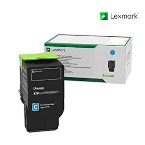 Lexmark 78C1XC0 Cyan Toner Cartridge For Lexmark CS421, Lexmark CS421dn, Lexmark CS521, Lexmark CS521dn, Lexmark CS622, Lexmark CS622de, Lexmark CX421, Lexmark CX421 ade, Lexmark CX421adn, Lexmark CX522