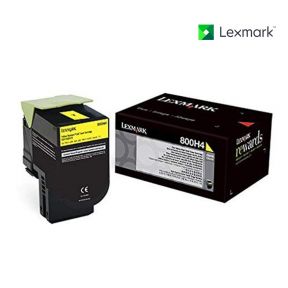 Lexmark 80C0H40 Yellow Toner Cartridge For Lexmark CX410de, Lexmark CX410dte, Lexmark CX410e