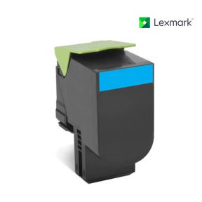 Lexmark 80C1XC0 Cyan Toner Cartridge For Lexmark CX510de, Lexmark CX510dhe, Lexmark CX510dthe